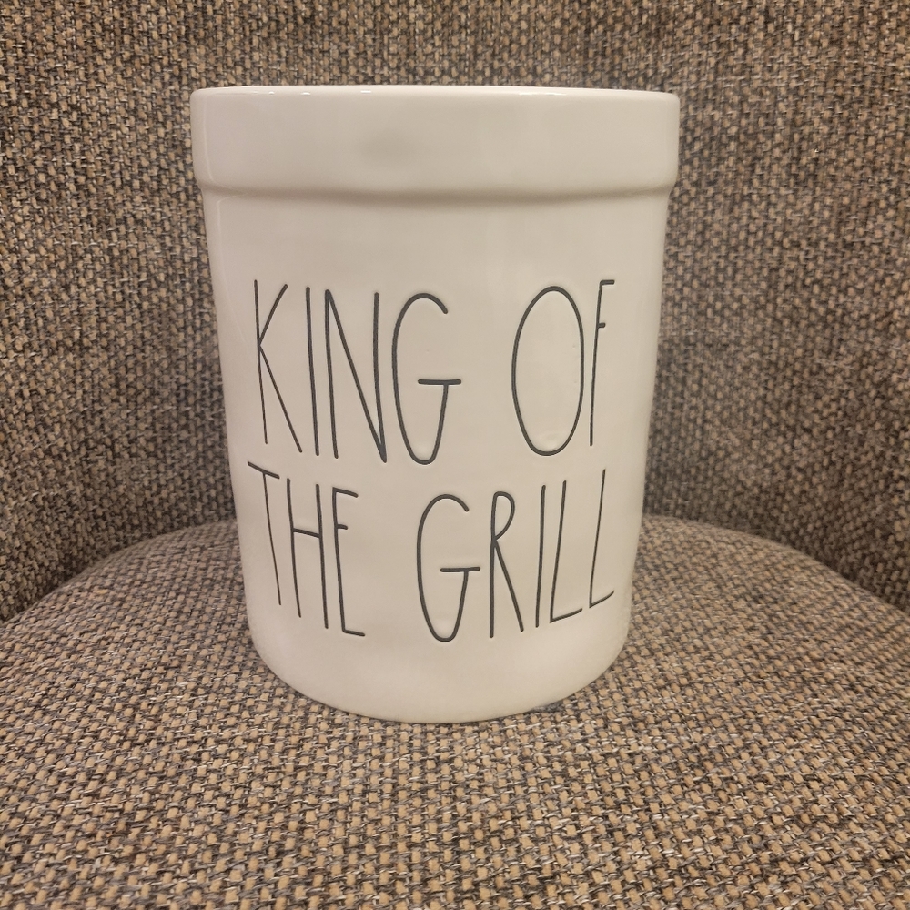 Rae Dunn King of the Grill Utensil Holder